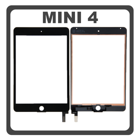 iPad Mini 4 7.9" (2015) (A1538, A1550) Touch Screen DIgitizer Μηχανισμός Αφής Τζάμι Black Μαύρο With OCA Tape (Ref By Apple)