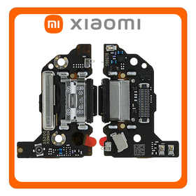 Γνήσια Original Xiaomi Mi 11 Lite 4G (M2101K9AG, M2101K9AI) / Mi 11 Lite 5G (M2101K9G, M2101K9C) USB Type-C Charging Dock Connector Flex Sub Board, Καλωδιοταινία Υπό Πλακέτα Φόρτισης + Microphone Μικρόφωνο 5600010K9A00 (Service Pack By Xiaomi)