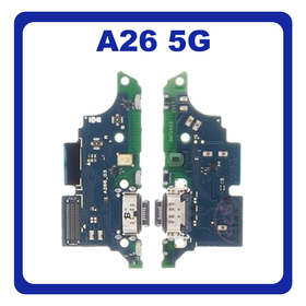 HQ OEM Συμβατό Με Samsung Galaxy A26 5G (SM-A266E, SM-A266E/DS) USB Type-C Charging Dock Connector Flex Sub Board, Καλωδιοταινία Υπό Πλακέτα Φόρτισης + Microphone Μικρόφωνο (Premium A+)