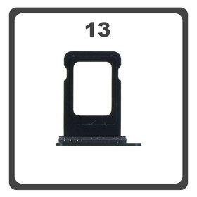 Original for Apple iPhone 13 (A2633, A2482) SIM Card Tray Black Μαύρο