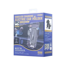 Universal Phone Holder Remax rm-C31, Wireless Charging, Black - 40533