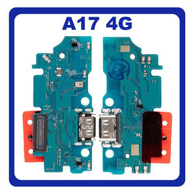 HQ OEM Συμβατή Με Samsung Galaxy A17 4G (SM-A175F, SM-A175F/DS) USB Type-C Charging Dock Connector Flex Sub Board, Καλωδιοταινία Υπό Πλακέτα Φόρτισης + Microphone Μικρόφωνο (Premium A+)