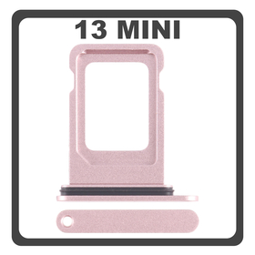 Original for iPhone 13 Mini, iPhone13 Mini (A2628, A2481) SIM Card Tray Θήκη Κάρτας Sim Pink Ροζ