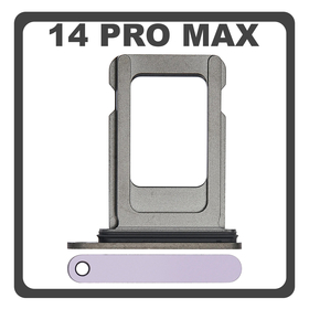 Original for iPhone 14 Pro Max (A2894, A2651) SIM Card Tray Θήκη Κάρτας Sim Purple Μωβ