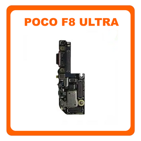 Γνήσια Original Xiaomi ​POCO F8 Ultra 5G​(25102PCBEGI)​ USB Type-C Charging Dock Connector Flex Sub Board, Καλωδιοταινία Υπό Πλακέτα Φόρτισης + Microphone Μικρόφωνο 5600030P11U00 ​ (Service Pack By Xiaomi)