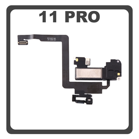 Original For Γνήσιο Για Apple iPhone 11 Pro (A2215, A2160) EarPiece Receiver Speaker Ακουστικό + Proximity Sensor Flex Cable Καλωδιοταινία Αισθητήρας Εγγύτητας (Pulled)