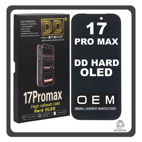 HQ OEM Συμβατό Με Apple iPhone 17 Pro Max, iPhone 17Pro Max (A3526, A3257) DD HARD OLED Display Screen Assembly Οθόνη + Touch Screen Digitizer Μηχανισμός Αφής Black Μαύρο (Premium A+)