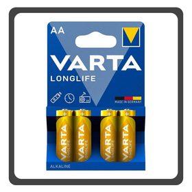 VARTA Longlife AA 1.5V αλκαλικές μπαταρίες 4 τμχ 4008496525157
