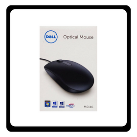 Dell MS116 Ενσύρματο Ποντίκι Mouse Μαύρο Black