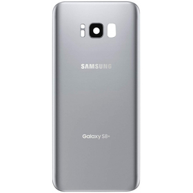 OEM HQ SAMSUNG GALAXY S8 Plus G955F G955 SM-G955F BATTERY COVER Καπάκι Μπαταρίας Silver + Camera Lens