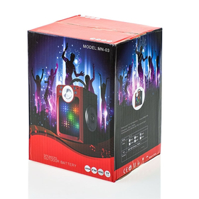 Bluetooth Ηχείο με led Crystal Sound Black