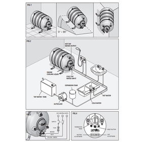Quick b-3 Ναυτικός Θερμοσίφωνας 30 Λίτρων 1200watt