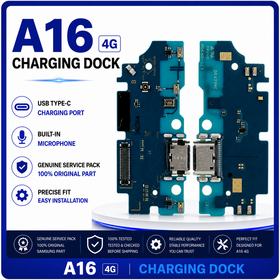 Γνήσια Original Samsung Galaxy A16 4G (SM-A165F, SM-A165F/DS) USB Type-C Charging Dock Connector Flex Sub Board, Καλωδιοταινία Υπό Πλακέτα Φόρτισης + Microphone Μικρόφωνο GH96-18451A (Service Pack By Samsung)
