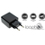 Loophole Premium Travel Adapter 2.1a Black