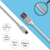 Καλώδιο Φόρτισης-Δεδομένων Micro usb 26cm Λευκό