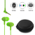 Stereo hi-fi Earphones Green +Θηκη+ usb to Micro