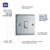 Bg Electrical Npc12 Διακόπτης Μονός 2 Δρόμων Chrome