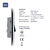 Bg Electrical Npc12 Διακόπτης Μονός 2 Δρόμων Chrome