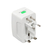 Universal Travel Adapter - Charger no Brand, 2xusb, 1.0a, Eu/us/uk/au to Eu/us/uk/au, 220v, White - 17708