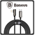 Baseus Legend Braided / Angle (90°) USB-C to Lightning Cable 20W Black Μαύρο 100cm (CATLCS-01)