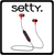 Setty Sport In-ear Bluetooth Handsfree Ακουστικά Red Κόκκινα