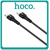 Hoco X45 Surplus LED / Regular USB 2.0 Cable USB-C male - USB-C male 1.8m Black Μαύρο