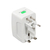 Universal Travel Adapter - Charger no Brand, 2xusb, 1хusb-C,1.0a, Eu/us/uk/au to Eu/us/uk/au, 220v, White - 17892