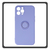 Θήκη Πλάτης - Back Cover, Silicone Σιλικόνη Purple Μωβ FInger Grip Case For iPhone 15 Pro