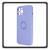 Θήκη Πλάτης - Back Cover, Silicone Σιλικόνη Purple Μωβ FInger Grip Case For iPhone 15 Pro