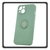 Θήκη Πλάτης - Back Cover, Silicone Σιλικόνη Mint Green Πράσινο Finger Grip Case iPhone 15