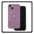 Θήκη Πλάτης - Back Cover, Silicone Σιλικόνη Light Purple Μωβ Finger Grip Case iPhone 15