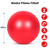 Μπάλα Pilates Fitball 65cm red